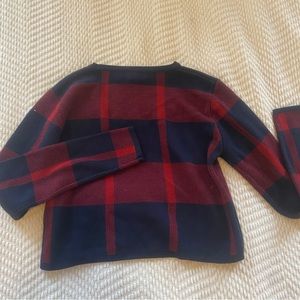 Topshop plaid sweater